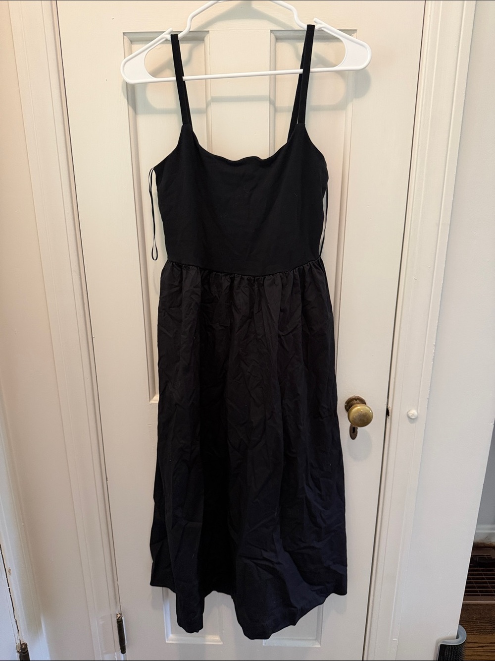 Old Navy Black Spaghetti Strap Midi Dress